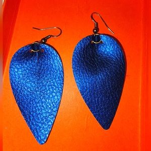 Metallic Navy colored Earrings
